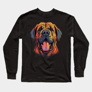 English Mastiff Smiling Long Sleeve T-Shirt